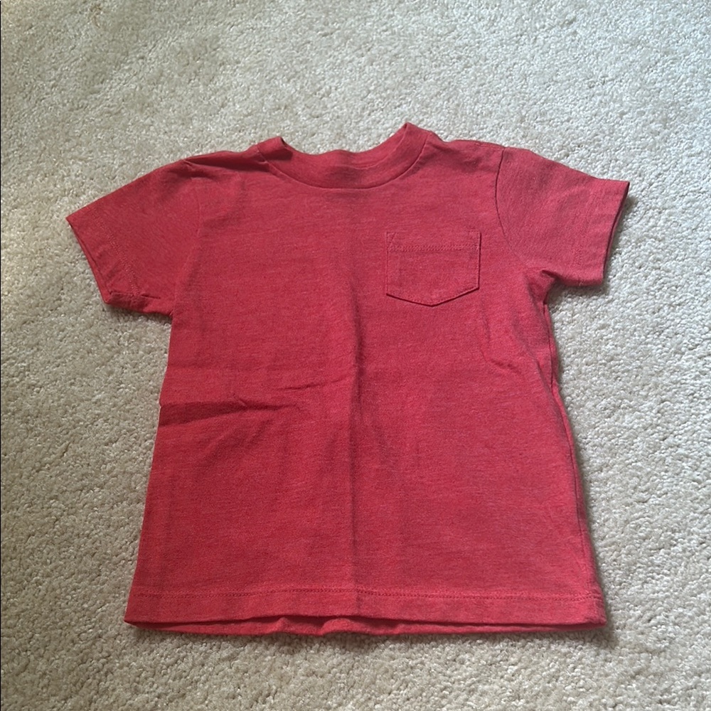Crewcuts Red Short Sleeve Tee